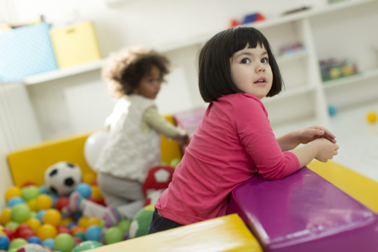 little girls at daycare
