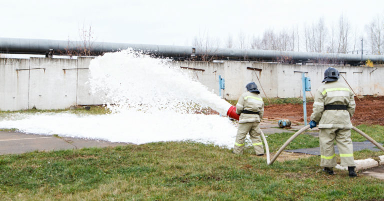 PFAS in firefighting foam