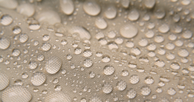 Stain- and water-resistant materials often contain PFAS.